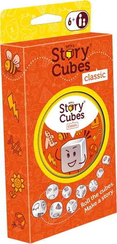Asmodee Rory's Story Cubes Clásico (Eco-Blister) - Desencadena la imaginación con narraciones sin límites, juego creativo para niños y adultos, a