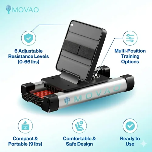 Miniatura 5 de Mini máquina de prensa de piernas en la cama para rehabilitación Entrenador de fuerza de piernas de bajo impacto para recuperación neurológica