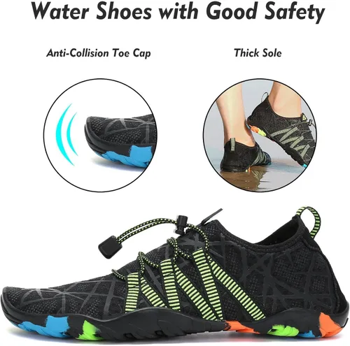 Miniatura 2 de SAGUARO Zapatos deportivos acuáticos unisex de secado rápido para playa, piscina, mar
