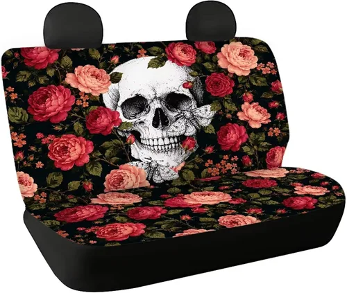 Miniatura 7 de AFPANQZ Funda protectora para asiento trasero de automóvil, con bandera patriótica estadounidense, solo para asiento trasero de automóvil, camión