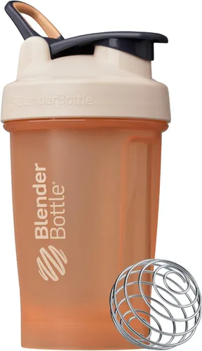 Miniatura 3 de BlenderBottle Botella Batidora Clásica Perfecta para Batidos de Proteínas y Pre-Entreno, 20 Onzas, Negro
