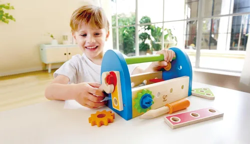 Miniatura 2 de Caja de herramientas Hape de madera del niño y juego de accesorios