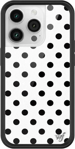Miniatura 26 de Wildflower Carcasas – Compatible con iPhone 14 Pro Protector negro parachoques, certificado de prueba de caída de 6.5 pies, propiedad de mujeres