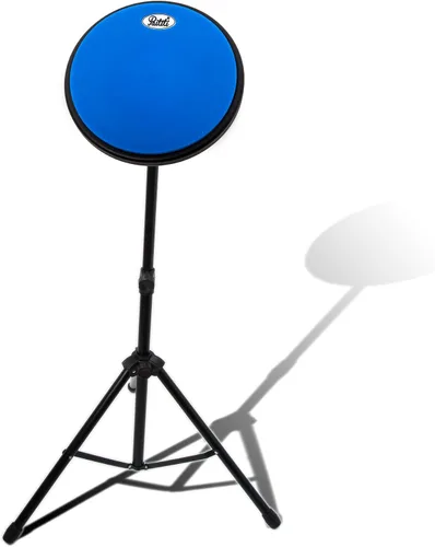 Miniatura 4 de Paititi Almohadilla de tambor de práctica de 8 pulgadas con soporte ajustable y bolsa de transporte (negro)