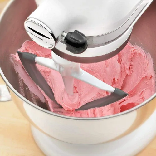 Miniatura 3 de Batidor de borde flexible para mezclador Kitchenaid, 4.5-5 cuartos de galón para accesorio de paleta de ayuda de cocina, se adapta a cabezal