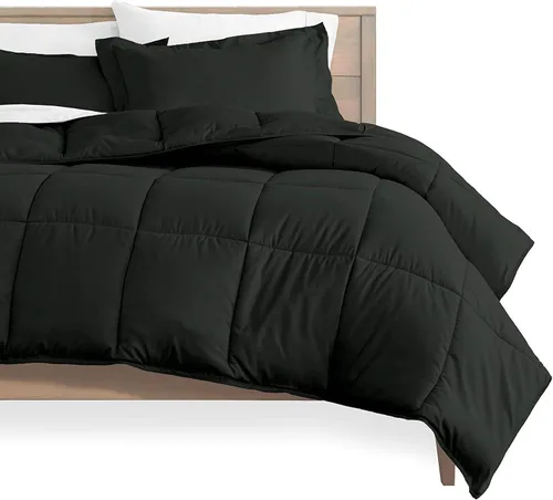 Miniatura 3 de Ropa de cama de seda satinada, tamaño matrimonial, color rosa intenso, 4 piezas, 21.16 oz/m², cómoda, satén lujoso, calidad de hotel, el mejor juego