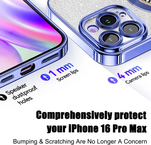 Miniatura 63 de Misscase Funda magnética con purpurina para iPhone 11 compatible con MagSafe, protección completa, delgada, a prueba de golpes, antiarañazos