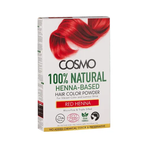 Tinte en polvo 100% natural a base de henna para el cabello, 3.52 onzas, henna roja, para un color vibrante, brillo brillante, color de cabello para