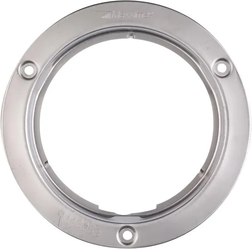 Miniatura 6 de Maxxima (M43253CH) Acabado cromado 4" Brida de seguridad redonda de acero inoxidable