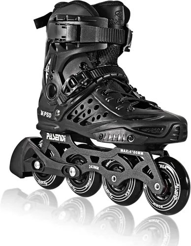 Miniatura 8 de Patines profesionales en línea con ruedas de 0.157 x 3.150 in, patines de una sola fila de fitness para adultos, mujeres y hombres, botas interiores