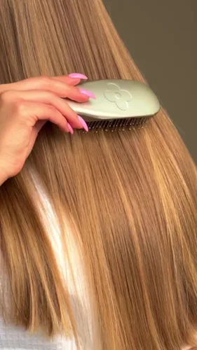 Miniatura 6 de Xiaomoxuan Cepillo de pelo de hadas, cepillo húmedo y seco, peine exfoliante para masaje del cuero cabelludo, peine pequeño para cabello