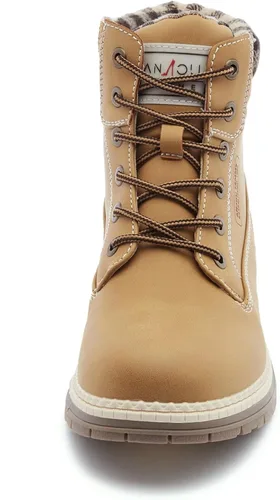 Miniatura 2 de ANJOUFEMME Botas de senderismo para mujer, impermeables, botas de tobillo para mujer, ligeras, para nieve, invierno, para senderismo y caminar