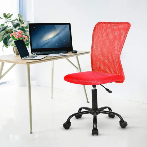 Miniatura 9 de Silla de oficina ergonómica de escritorio, silla ejecutiva con respaldo de malla, giratoria para juegos, silla moderna y ajustable de altura