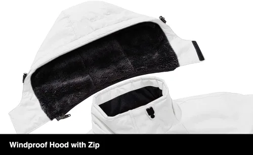 Miniatura 2 de MAGCOMSEN - Chaqueta de invierno para hombre, impermeable, abrigada, con forro polar y múltiples bolsillos