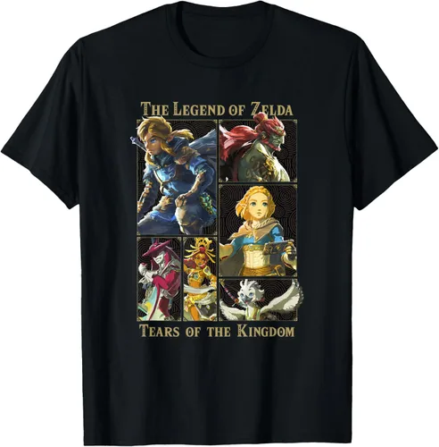 The Legend of Zelda Camiseta con diseño de personajes de Tears of The Kingdom