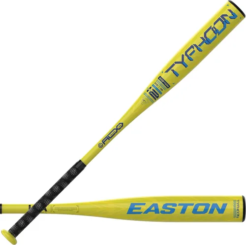 Easton | TYPHOON - Bate de béisbol | USA | -12 Drop | 2 1/4" barril | 1 unidad de aluminio amarillo/azul