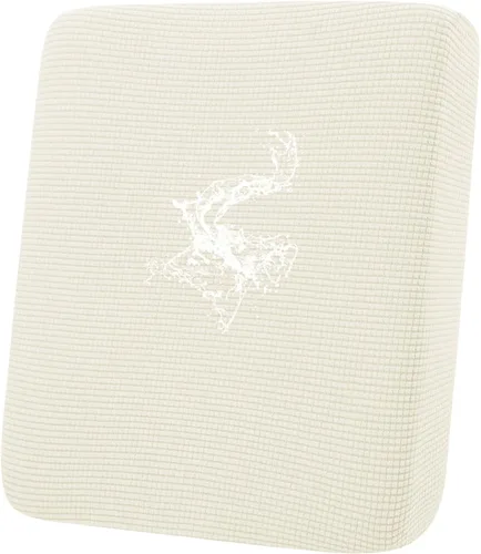 Miniatura 91 de hyha Fundas impermeables para cojines de sofá para mascotas, funda antideslizante para asiento de sofá para perros lavable, tela de jacquard Gris