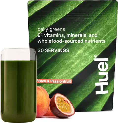 Miniatura 12 de Huel Daily Greens Lemon & Ginger Polvo de Superalimento Verde 91 Vitaminas, Minerales e Ingredientes de Origen Alimenticio Completo