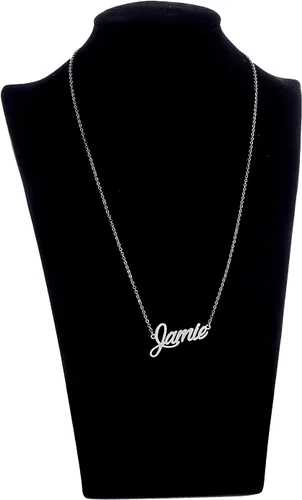 Miniatura 2 de Personalized Custom Name Necklace Script Initial Nameplate Necklace Jewelry for Girls Womens