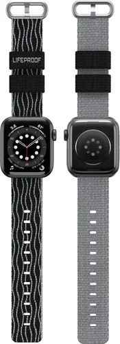 LifeProof Correa ecológica para Apple Watch 1.496 in/1.575 in/1.614 in - Midnight Zone (Negro)