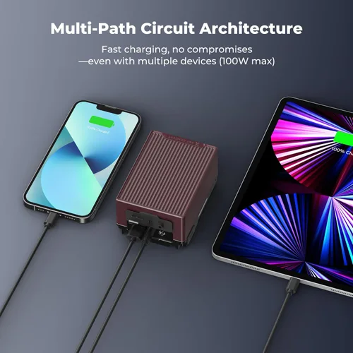 Miniatura 4 de K&F CONCEPT Batería V Mount, Batería V-Mount de 99Wh 6700mAh con carga rápida USB-C PD de 100W, con Dual D-TAP/A/USB-C/DC/Pantalla TFT/Luz