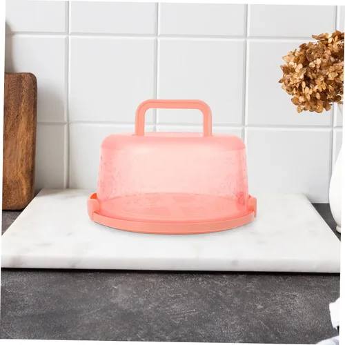 Miniatura 4 de YARNOW Caja portátil para tartas, soporte para cupcakes con tapa, soporte para cupcakes, contenedores de alimentos con tapas, transportador