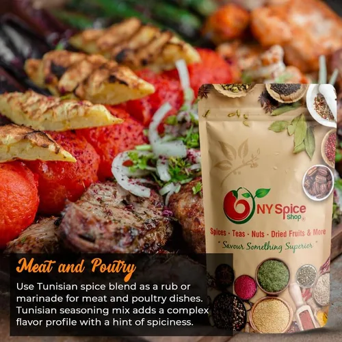 Miniatura 5 de NY SPICE SHOP Mezcla de condimentos tunecinos – Condimento Harissa – Mezcla de especias en polvo – Mezcla de condimentos picantes – Sabor a especias