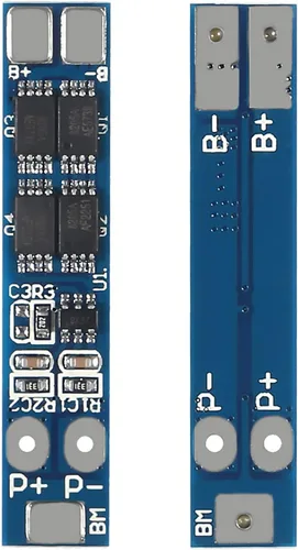 Miniatura 3 de Alinan 6pcs 2S 8A 7.4V 8.4V 16A Límite de corriente 18650 Cargador de batería de litio BMS Circuito Placa de protección PCB para batería de litio