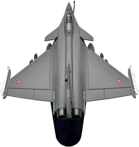 Miniatura 5 de 1:100 France Rafale C Libia War Fighter Jet Avión de metal militar fundido a troquel modelo para colección o regalo (Rafale Guerra de Libia)