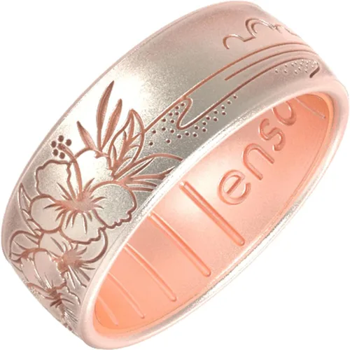 Miniatura 9 de Enso Rings Etched Classic Silicone Rings - Etched Coastal Collection - Comfortable and Flexible Design