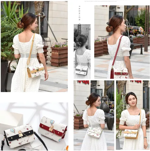 Miniatura 9 de Lindos monederos para mujer, bolso colorido, bolsos cruzados, bolsos de mano, bolsos de noche, bolsos de hombro para mujer
