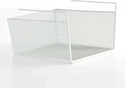 Miniatura 2 de Rayen Cesta colgante para estantes, color blanco, 11.8 x 5.9 x 9.8 in
