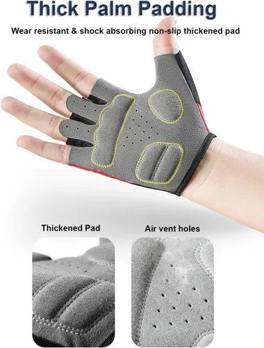 Miniatura 4 de Guantes de ciclismo para hombres y mujeres, guantes de ciclismo para hombres, guantes de ciclismo acolchados, guantes de ciclismo para hombres