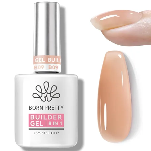 Miniatura 15 de BORN PRETTY Gel constructor para uñas, Gel de extensión de 8 en 1, fortalecedor, Gel constructor duro, Gel base de uñas, Gel de cobertura, Gel Gel