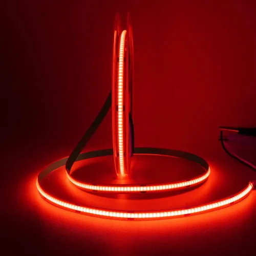 Miniatura 10 de COB - Tira de luces LED, 16.4 ft/16.4 pies, flexible, flexible, flexible, flexible, luces de cuerda LED COB, 12 V, 320 LEDs/m, blanco cálido, 3000