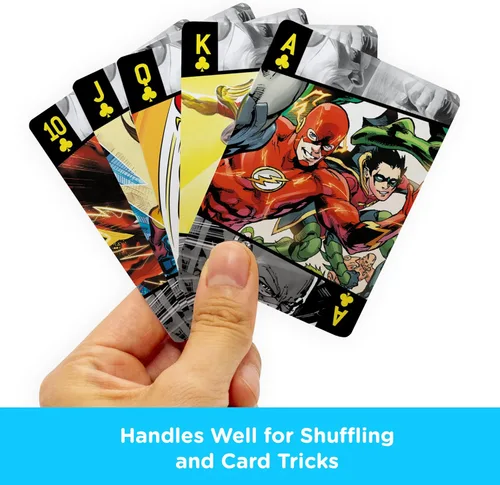 Miniatura 4 de AQUARIUS DC Comics The Flash Playing Cards - La baraja de cartas con temática de Flash para tus juegos de cartas favoritos, mercancía
