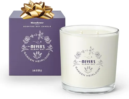 Miniatura 19 de Mrs. Meyer's Vela aromática de soja para aromaterapia, 35 horas de tiempo de combustión, hecha con cera de soja y aceites esenciales, edición