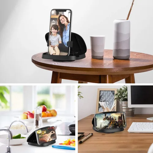 Miniatura 7 de JOYEKY Soporte de teléfono celular para automóvil, soporte vertical horizontal para teléfono con rotación de 360° para tablero de instrumentos
