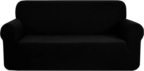 Miniatura 22 de CHUN YI - Funda elástica de 1 pieza para sillón grande, funda protectora suave de Jacquard con elastano, detalle de cuadros y parte inferior