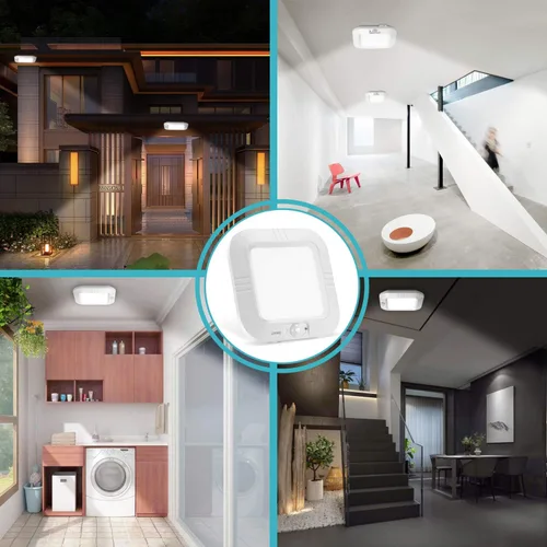 Miniatura 2 de LINEWAY Luz de techo con sensor de movimiento - Luz LED activada por movimiento para interiores, 6000K, 180LM, funciona con batería para armario