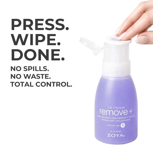 Miniatura 4 de Removedor de esmalte Remove Plus en Botella flipper de Zoya, 8 onzas líquidas