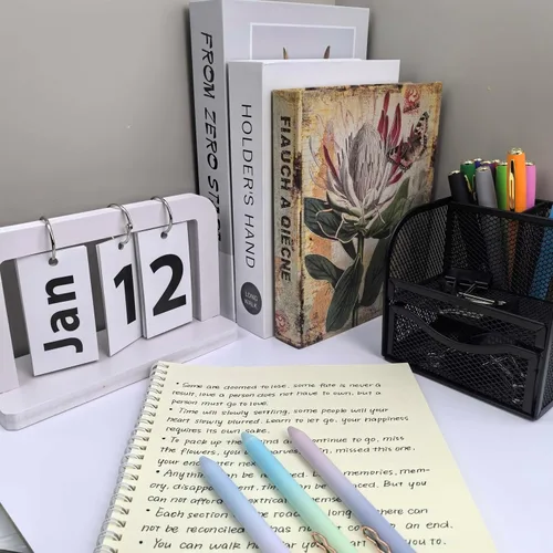 Miniatura 9 de Fengtaiyuan LanLvZi05P18, elegante bolígrafo de color degradado, tinta negra, 0.5mm extra fina, bolígrafos de gel con punta de bola, escritura