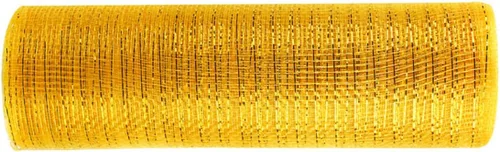 Miniatura 22 de YYCRAFT cinta metálica de malla de poliéster para decoración y manualidades, 10 yardas Rosa