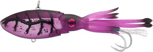 Miniatura 29 de Nomad Design Señuelo de pesca vibratorio patentado original de Squidtrex – Señuelo de plástico suave TPE con aroma añadido para agua salada con Cali