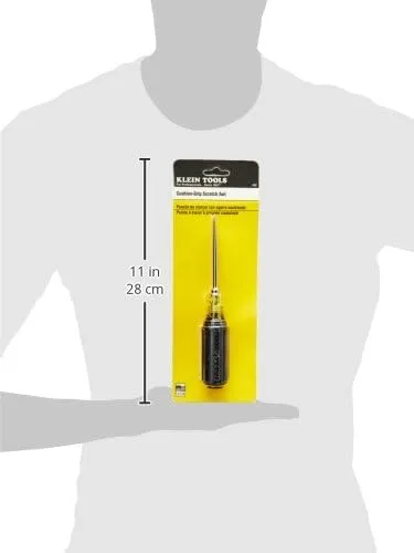 Miniatura 3 de Klein Tools Punzón de rascar 650 con mango de 3-12 pulgadas y agarre de cojín, fabricado en Estados Unidos