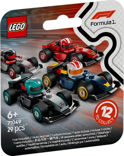 Miniatura 3 de LEGO 71049 F1 Coches de carreras coleccionables al azar Juego de 1 coche de carreras - Uus.