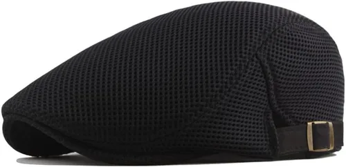 meioro Gorra plana de malla para hombre, transpirable, de verano, boina, hiedra, gorra de hiedra, cabbie irlandés, Gatsby, conducción, sombreros de