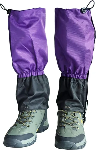 Polainas ajustables para hombres y mujeres, polainas para zapatos de nieve para adolescentes y adultos, para senderismo, raquetas de nieve, polainas
