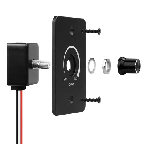 Miniatura 2 de RGBZONE Interruptor de atenuación LED de 12V, 5A 60W, regulador LED para vehículos recreativos, interruptor de atenuación PWM para autocaravanas