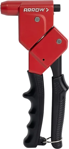 Arrow RT300S - Herramienta de remache giratoria sin cabeza con una sola mano, remachadora manual para metal, tela, cuero y reparación automática,